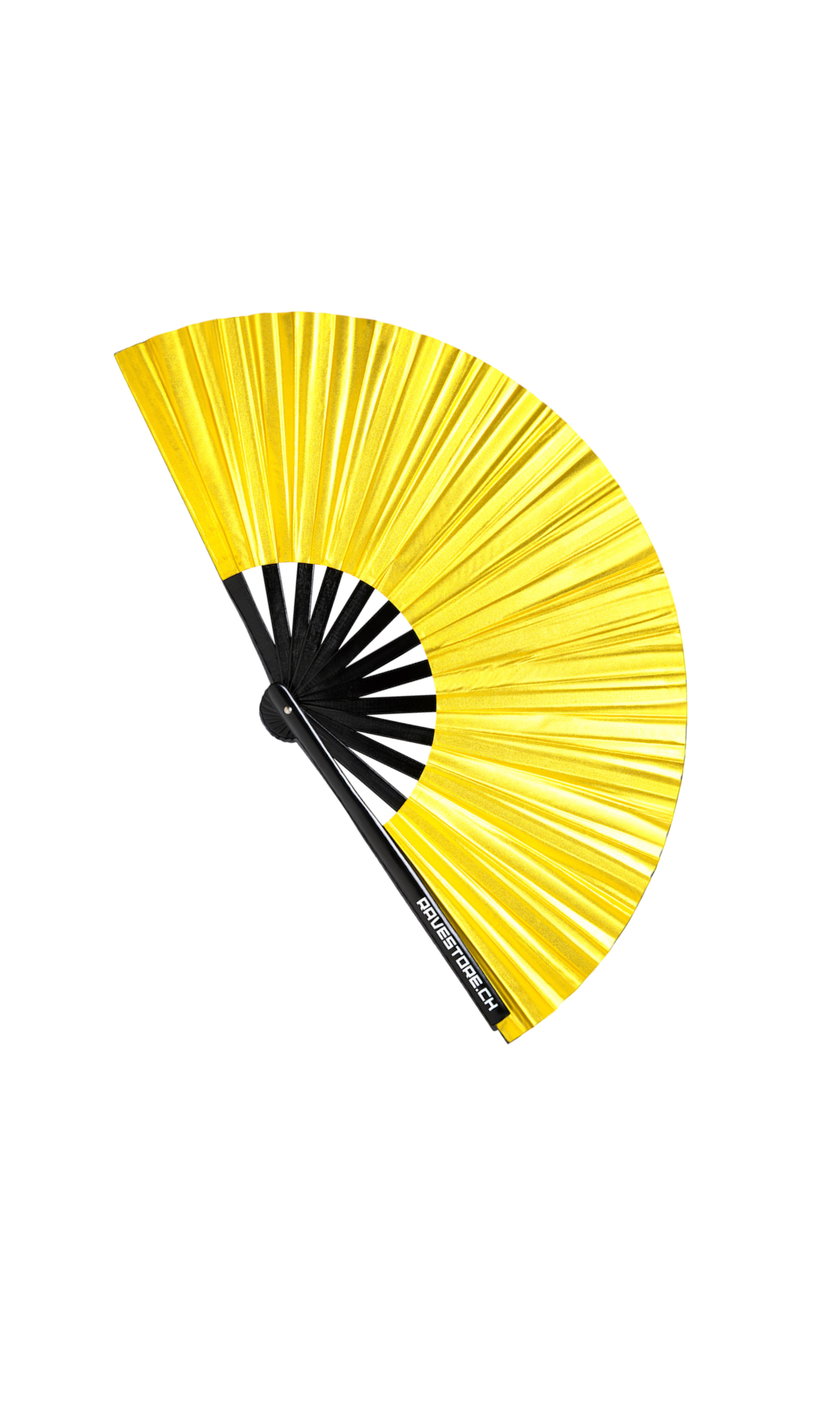 Glitter rave fan yellow