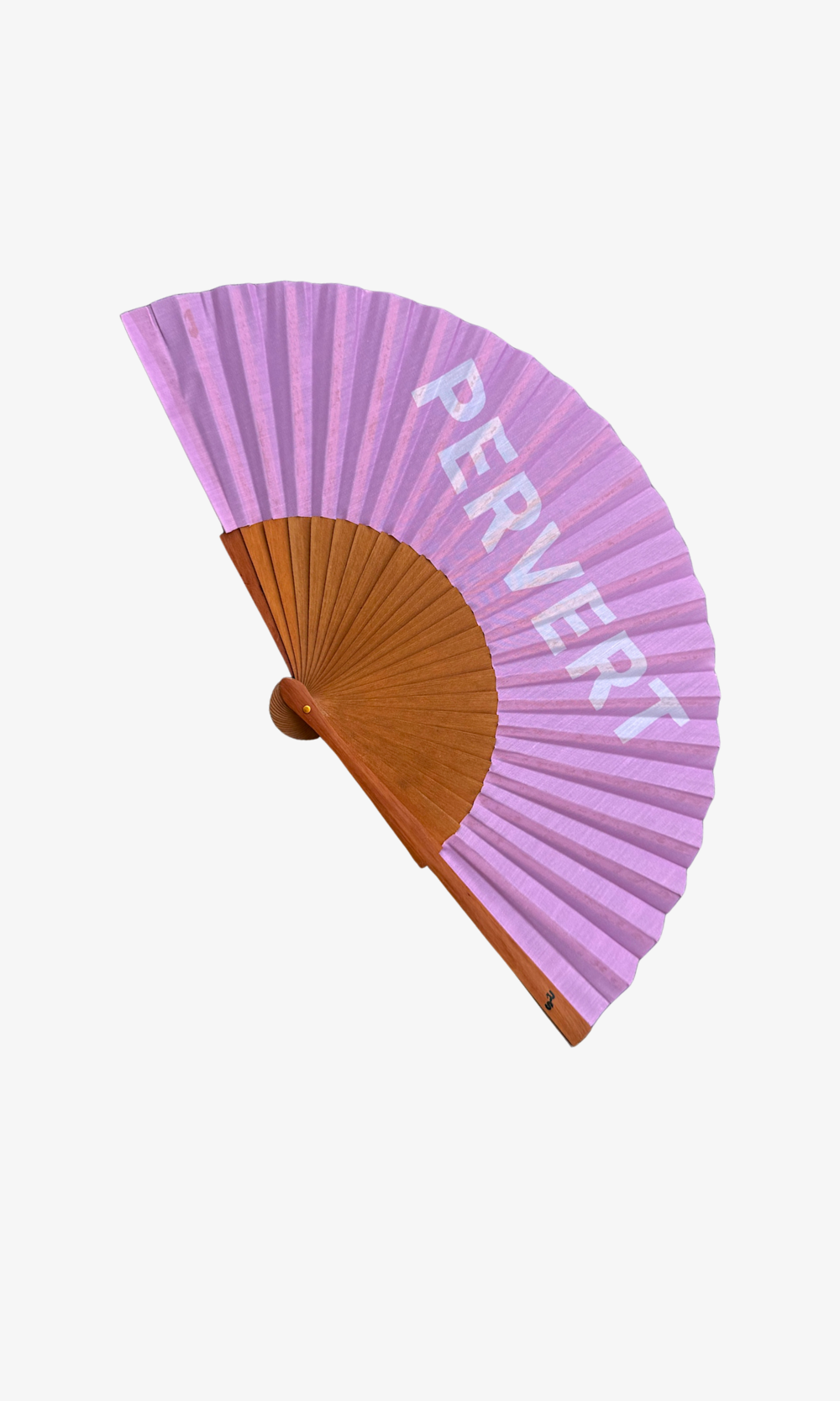 Pervert hand fan