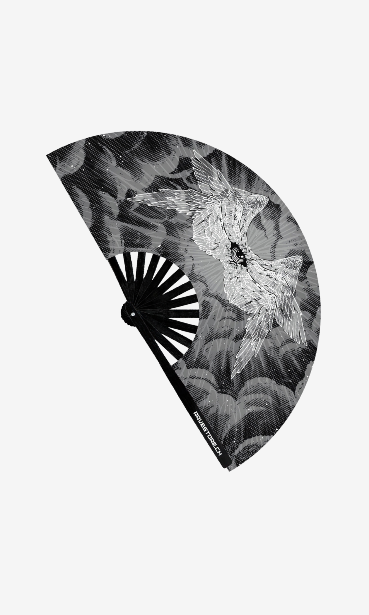 Eye-Grey-hand-fan